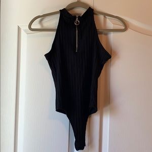 Halter top ribbed body suit (NEVER WORN!)